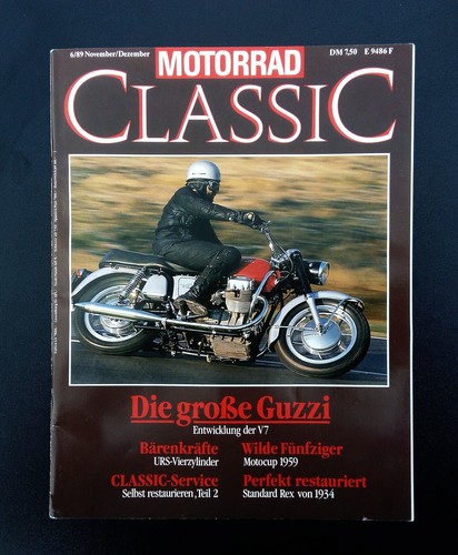 Motorrad classic 1989 moto - classic, 6.1989,
