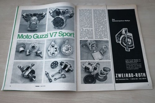 Motorrad 1972 moto guzzi v7 - motorrad,